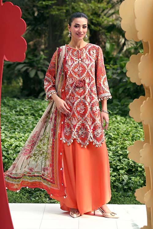 Maria b Mprints Lawn Collection 2026 - 3A